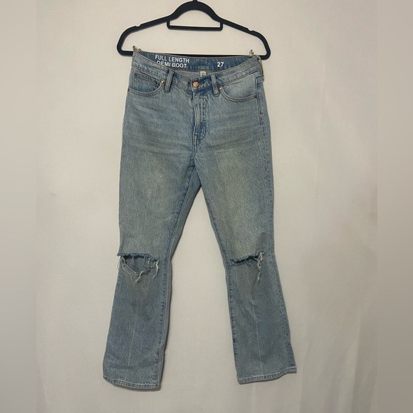 J. Crew full length demi boot cut jeans - Picture 2 of 9